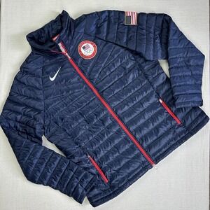 Nike Aeroloft Summit 800 Down Jacket USA 2014 Sochi Olympics Women 2XL 614216